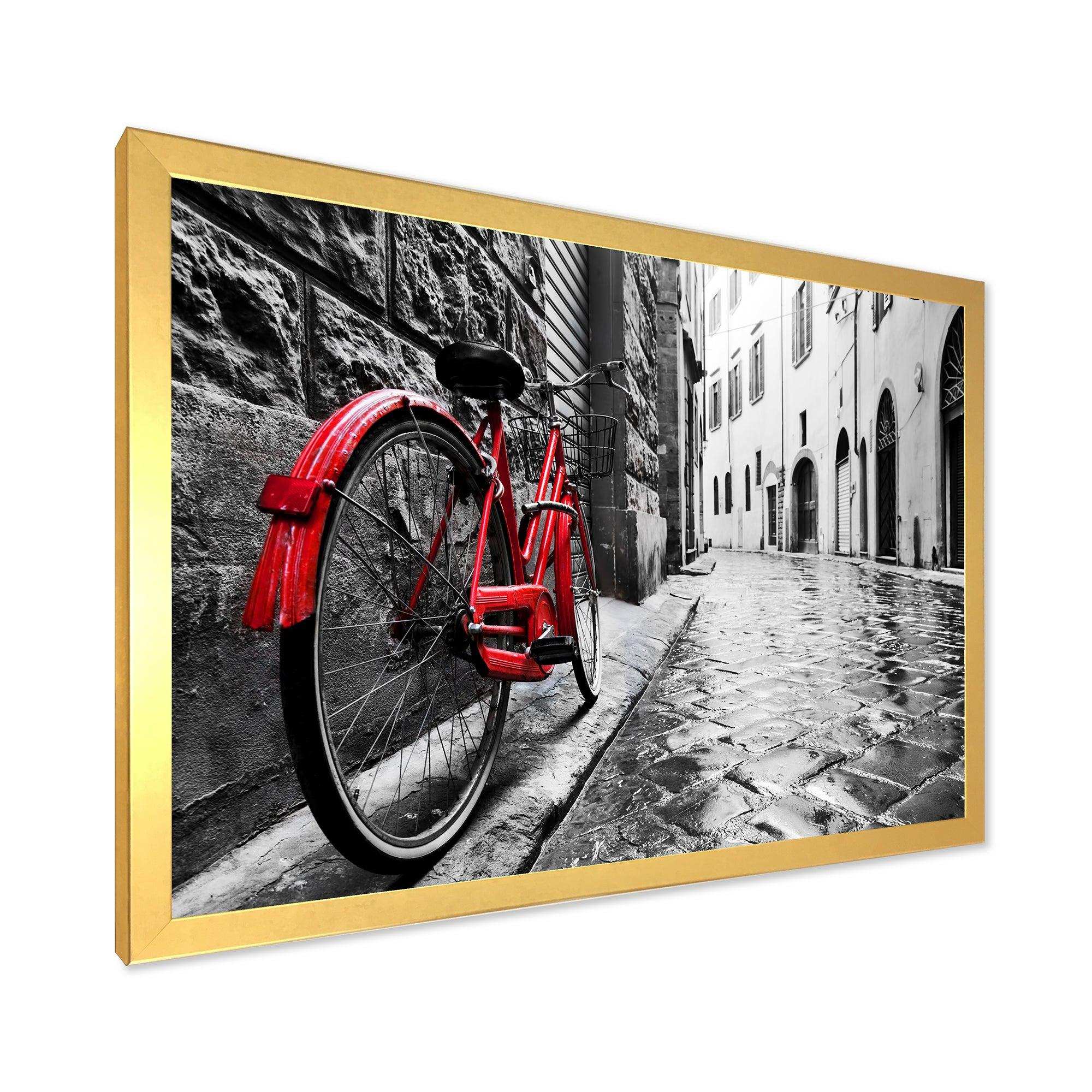 Retro Vintage Red Bike