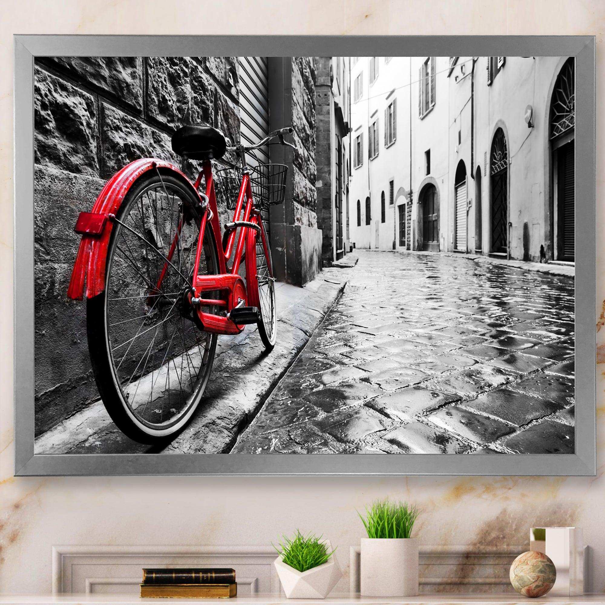 Retro Vintage Red Bike