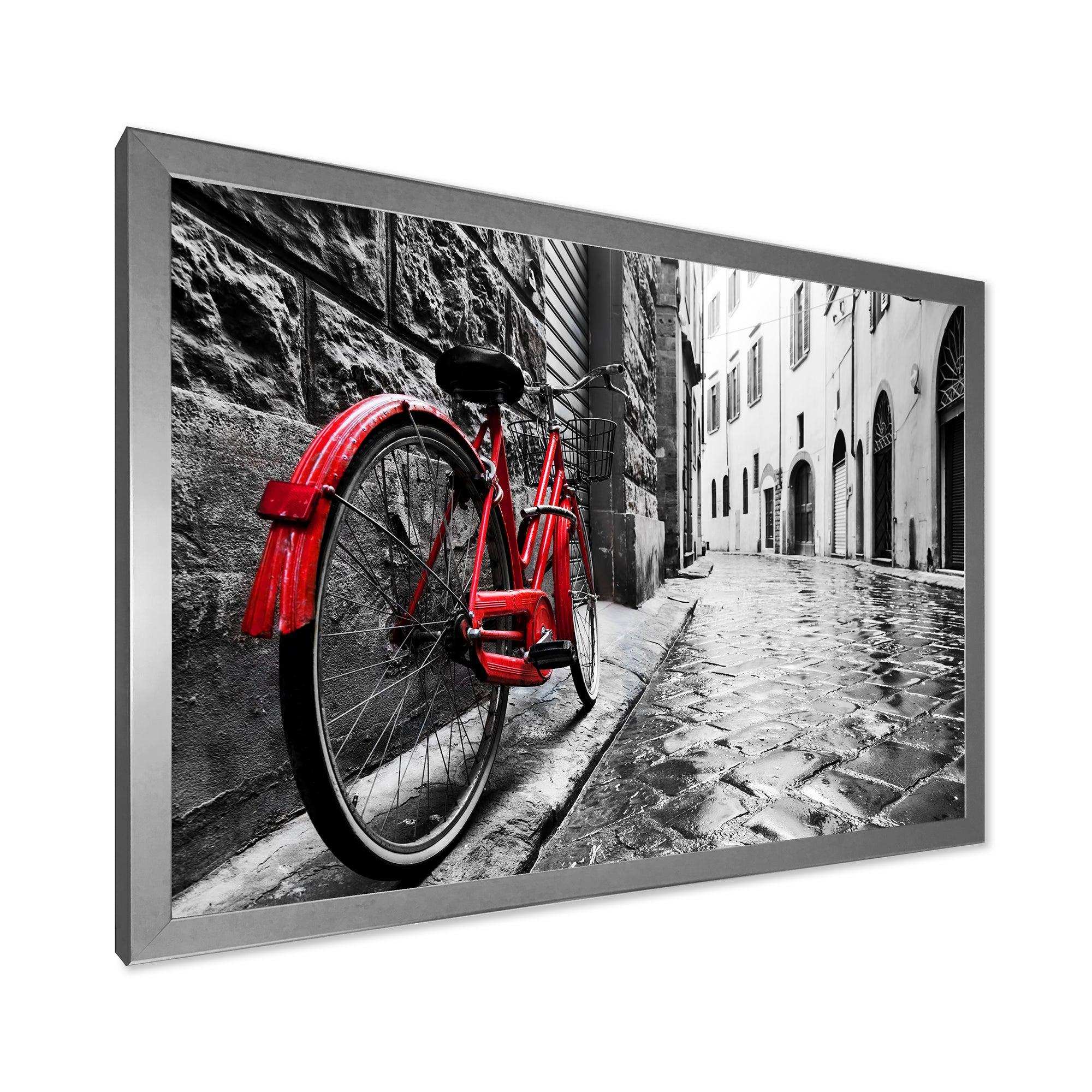 Retro Vintage Red Bike