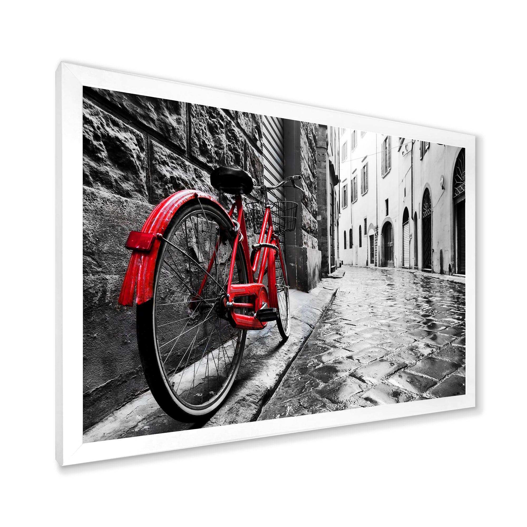 Retro Vintage Red Bike