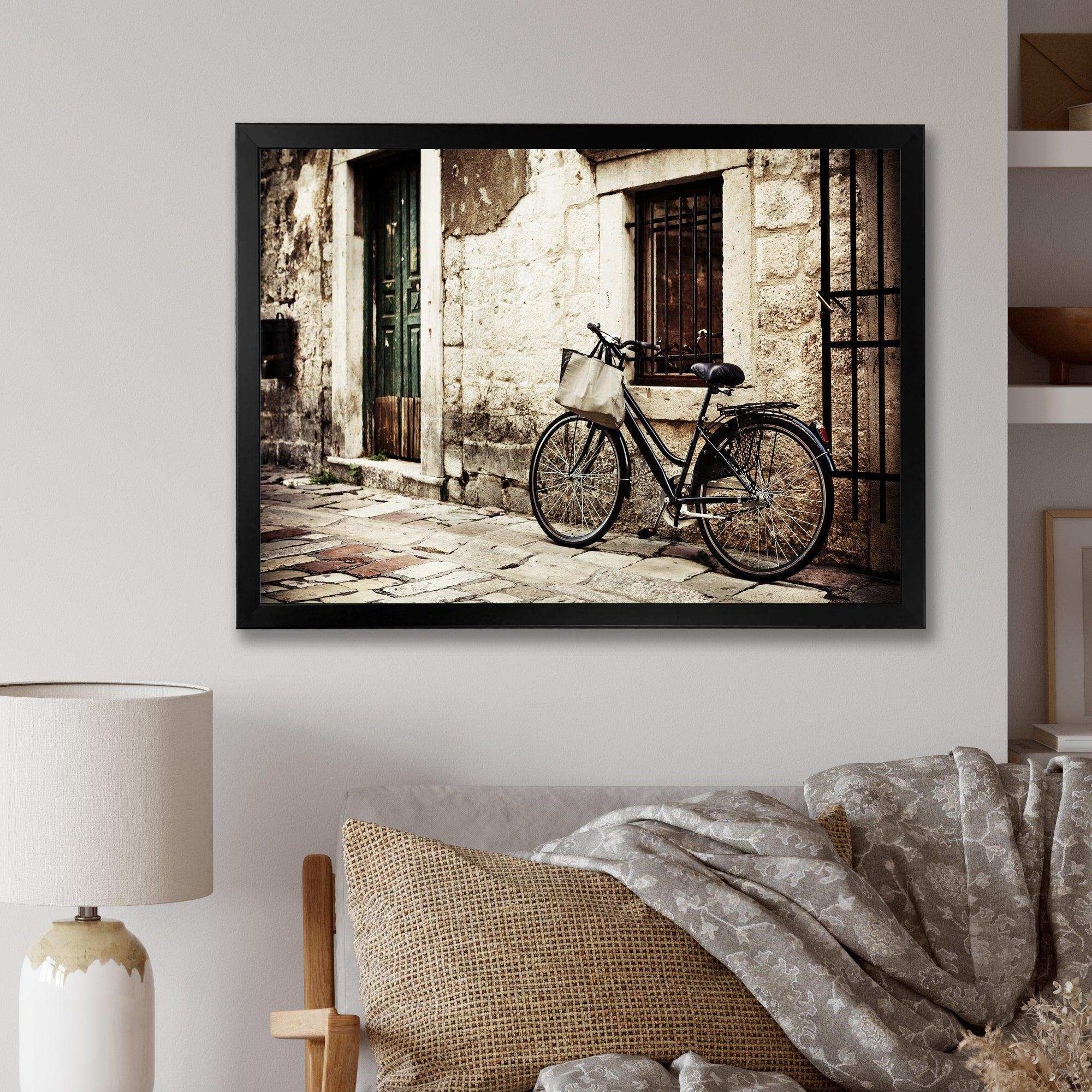 Bicycle with Shopping Bag