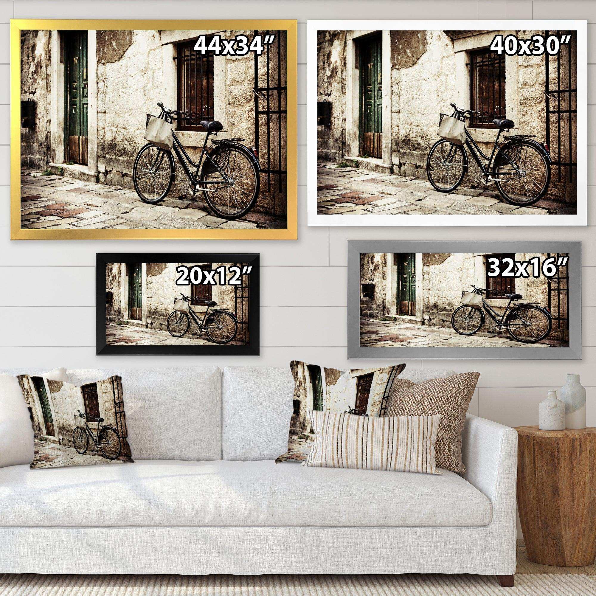 Bicycle with Shopping Bag