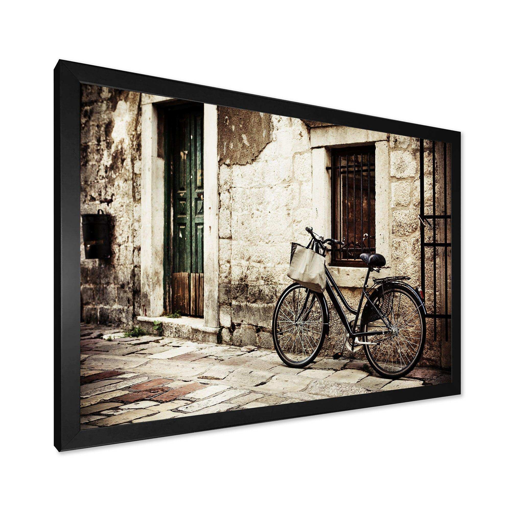 Bicycle with Shopping Bag