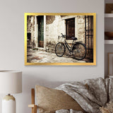 Bicycle with Shopping Bag