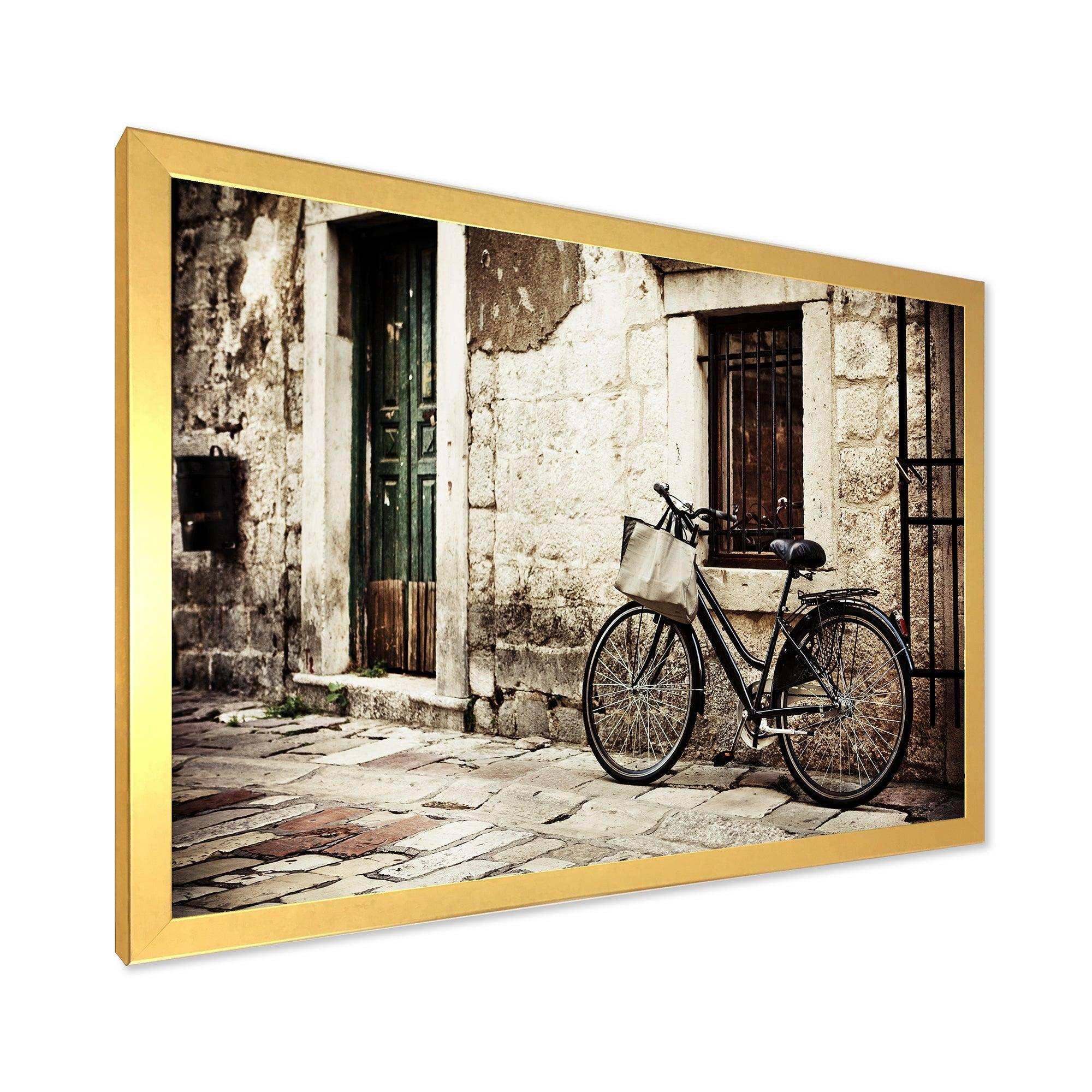 Bicycle with Shopping Bag