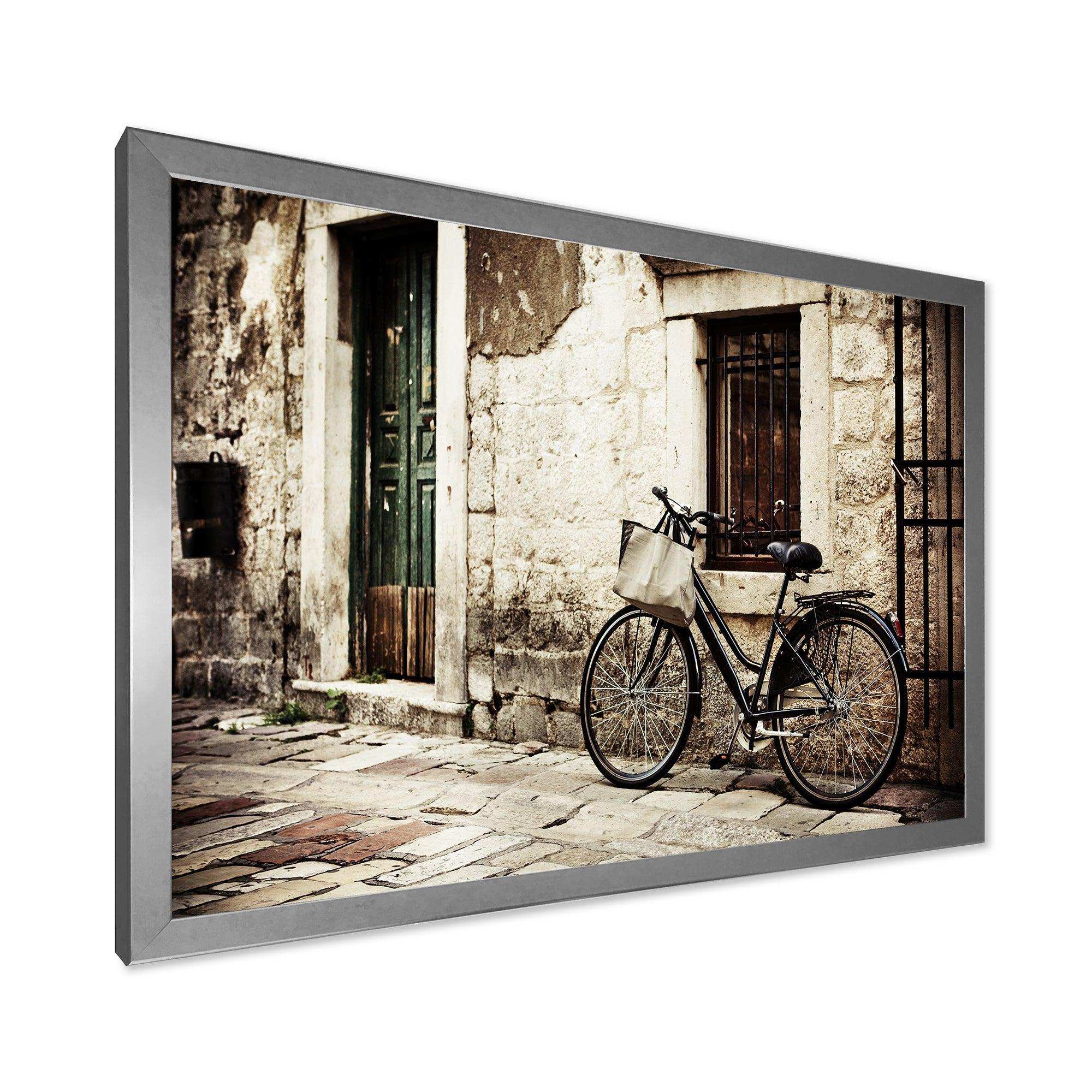 Bicycle with Shopping Bag