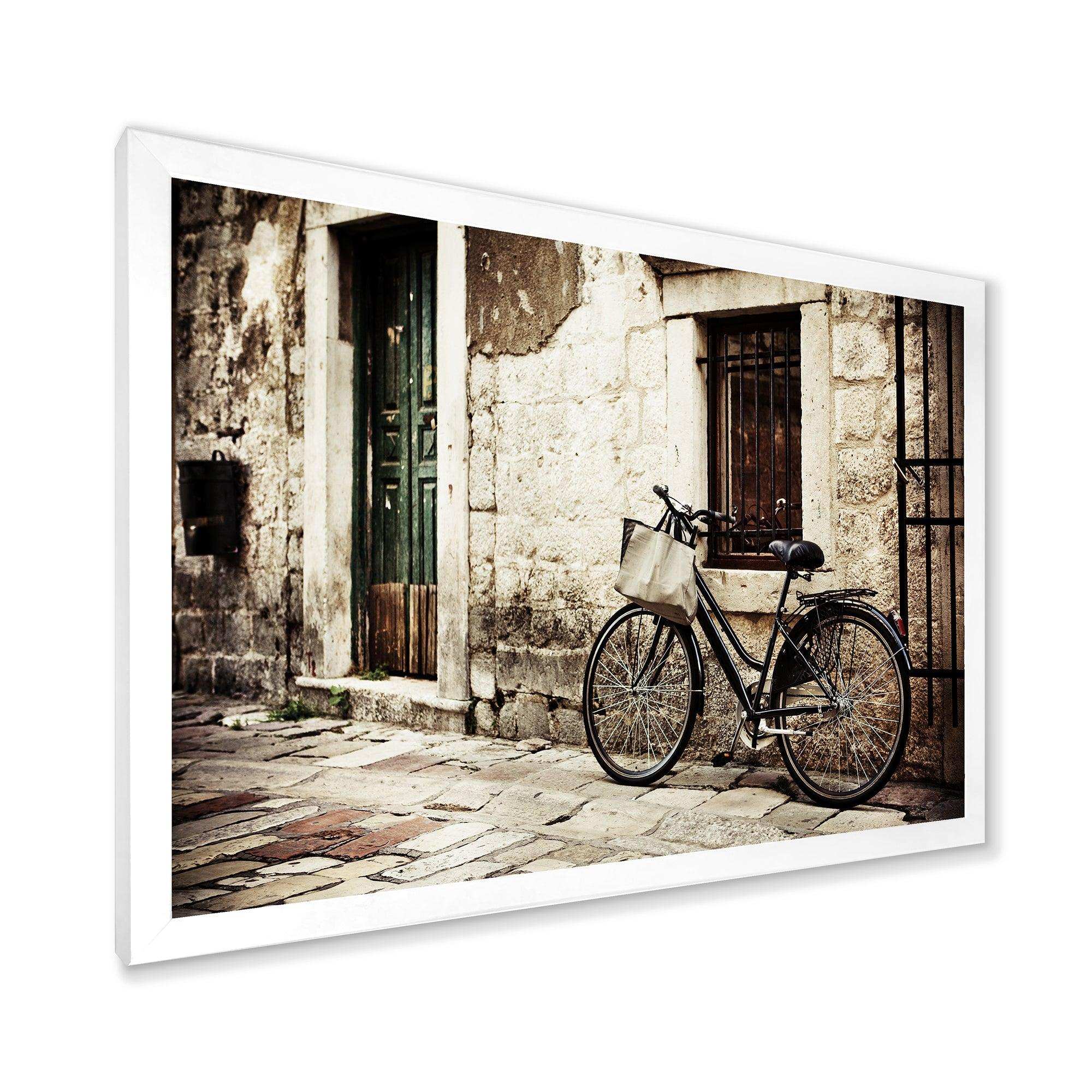 Bicycle with Shopping Bag