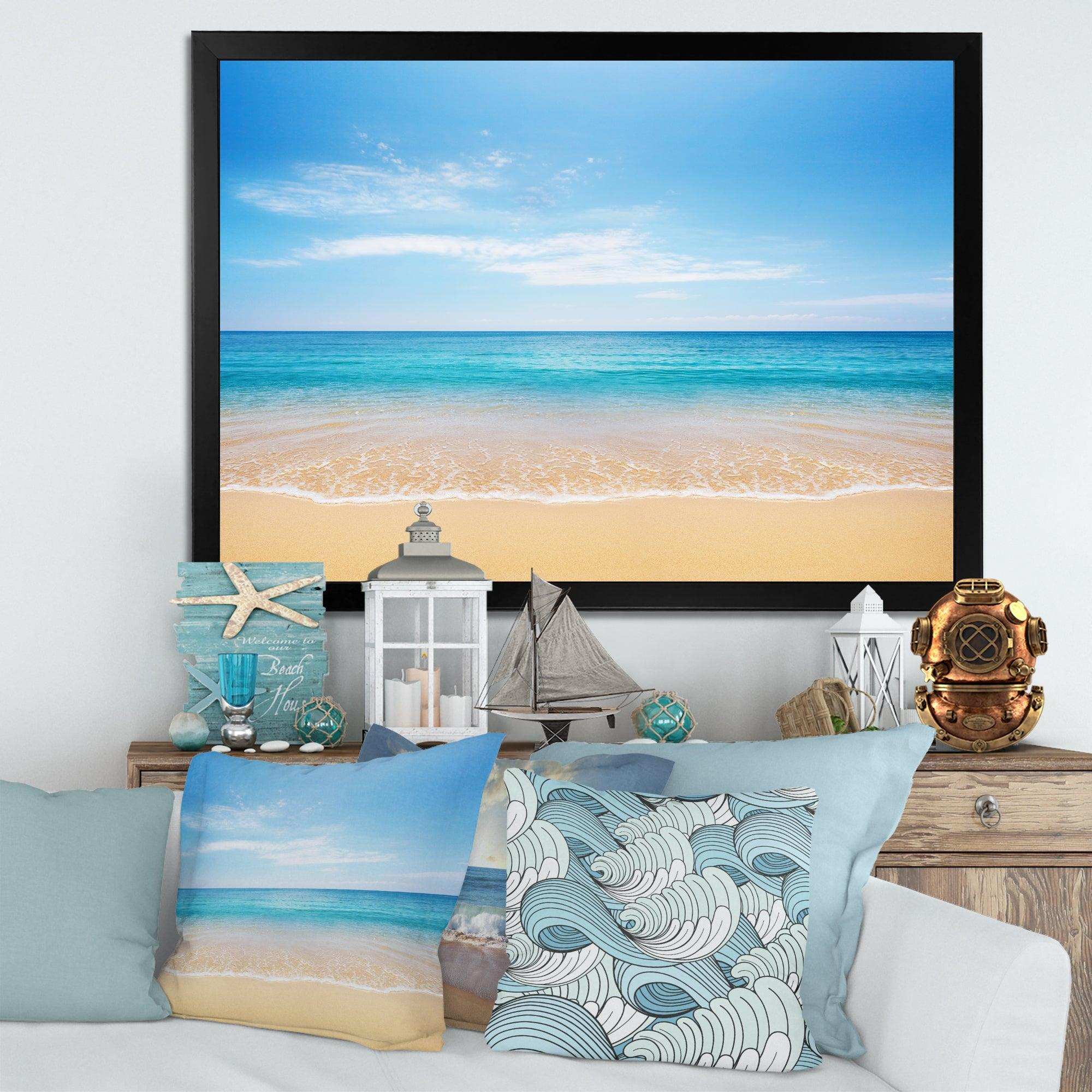 Calm Blue Sea and Sky