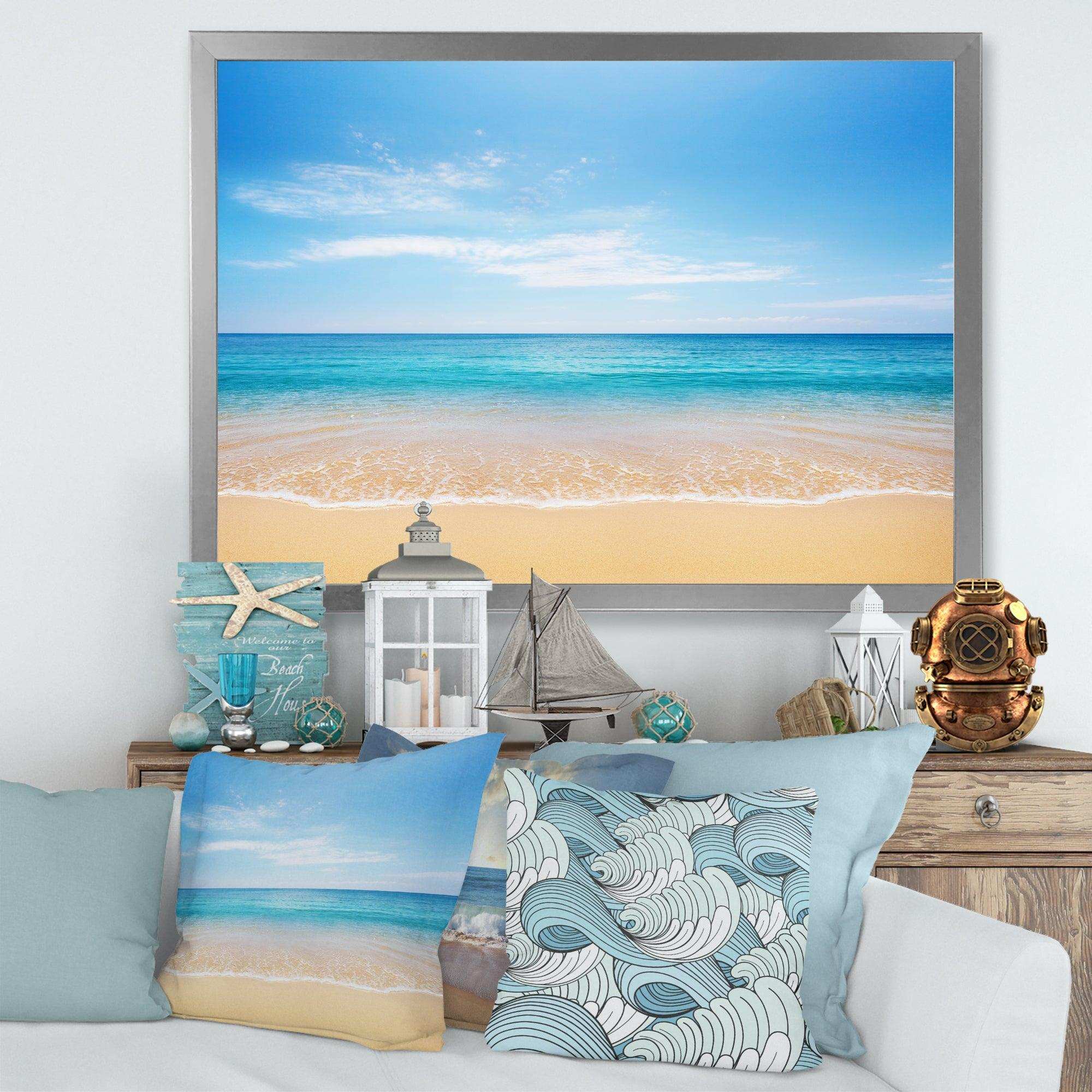 Calm Blue Sea and Sky