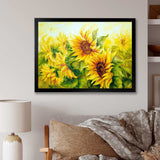 Bright Yellow Sunny Sunflowers