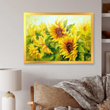 Bright Yellow Sunny Sunflowers