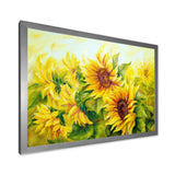Bright Yellow Sunny Sunflowers