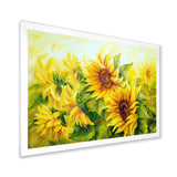 Bright Yellow Sunny Sunflowers