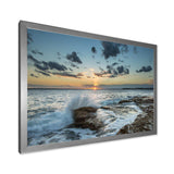 Bright Sydney Sunset Over Sea