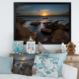 Rocky Sydney Beach at Sunset