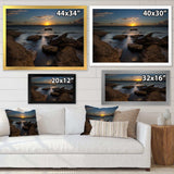 Rocky Sydney Beach at Sunset