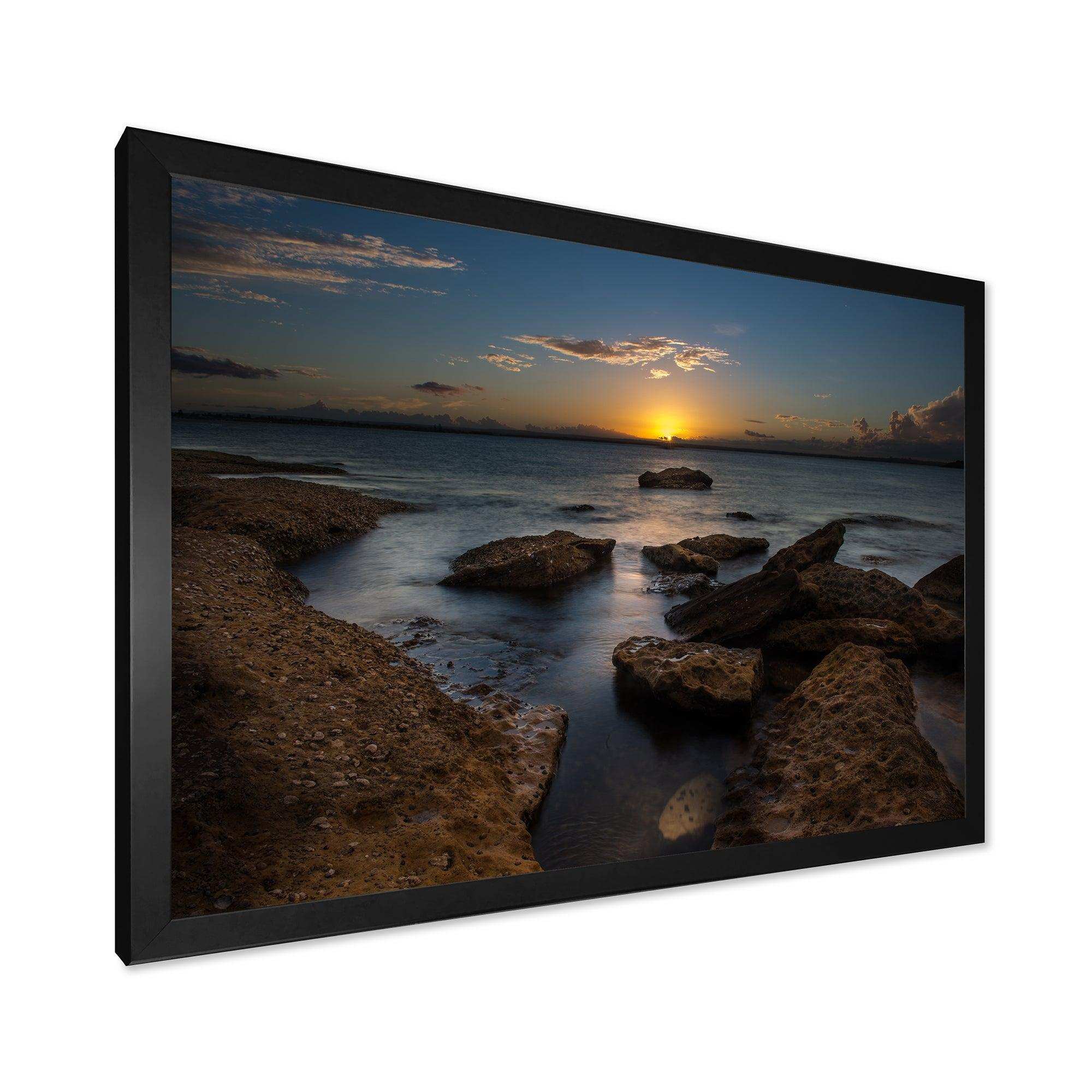 Rocky Sydney Beach at Sunset