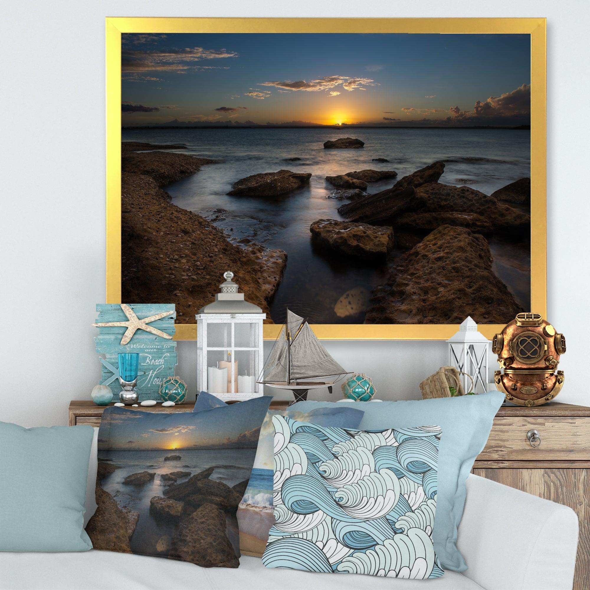 Rocky Sydney Beach at Sunset