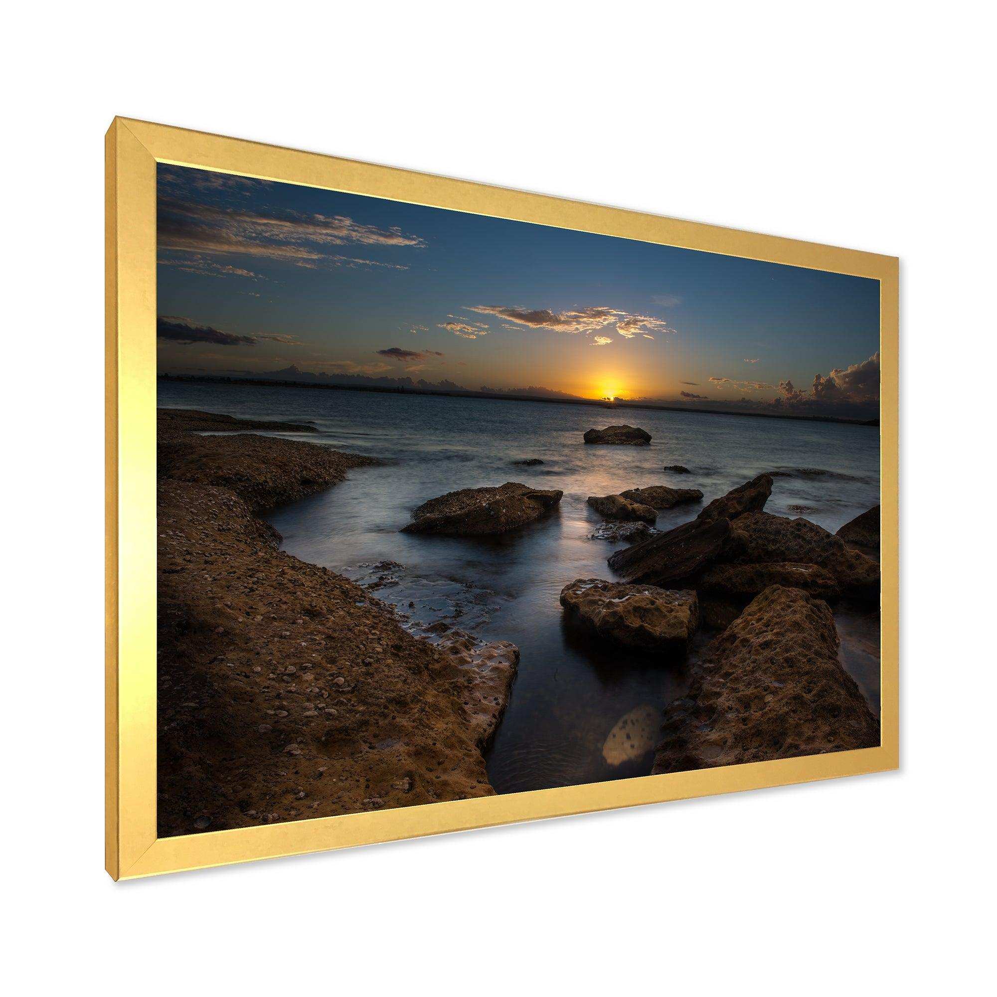 Rocky Sydney Beach at Sunset