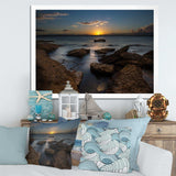 Rocky Sydney Beach at Sunset