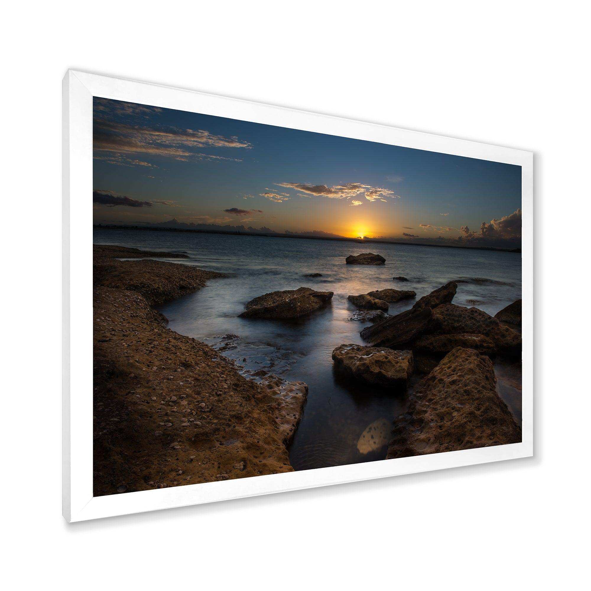 Rocky Sydney Beach at Sunset