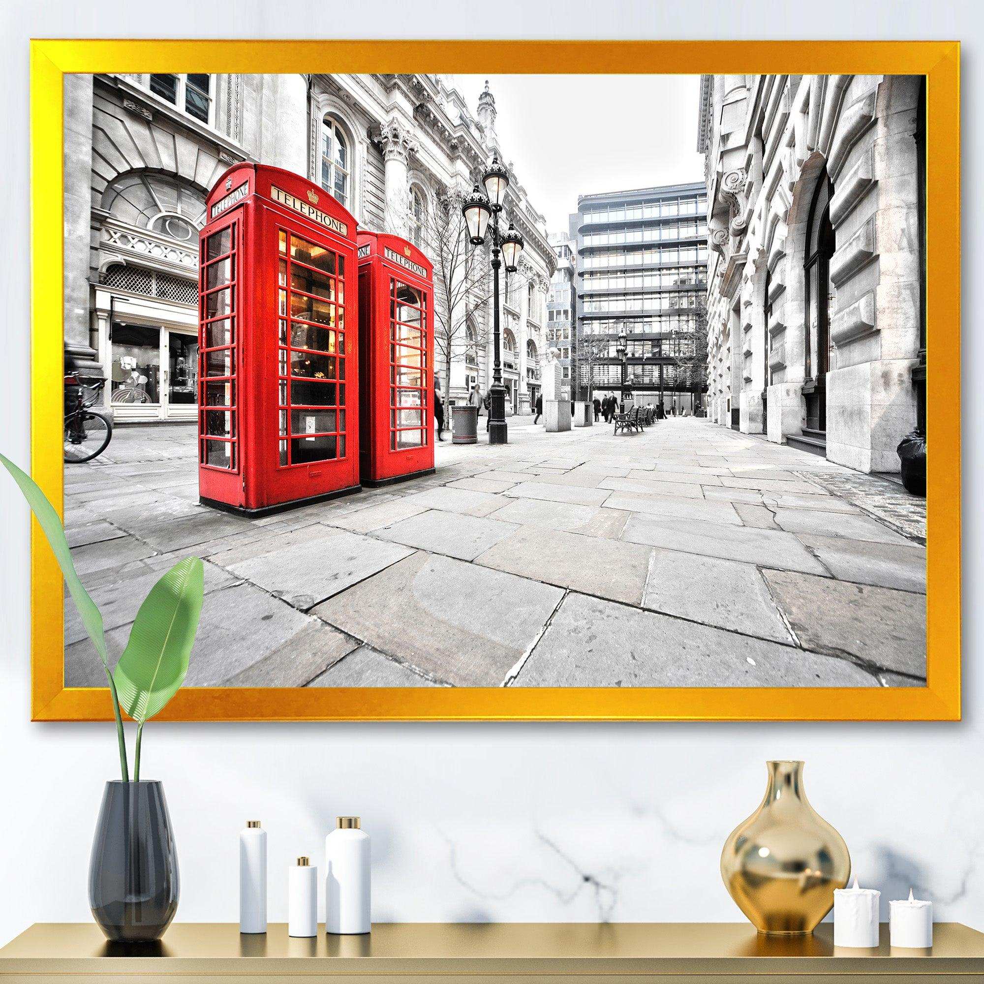 Phone Booths on Street