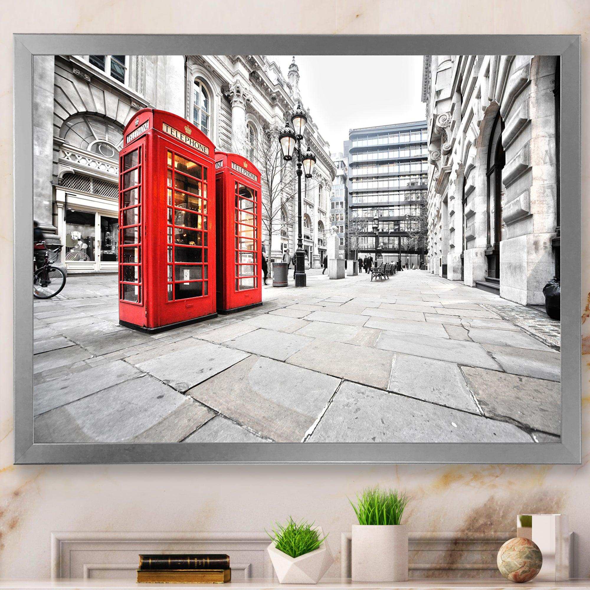 Phone Booths on Street