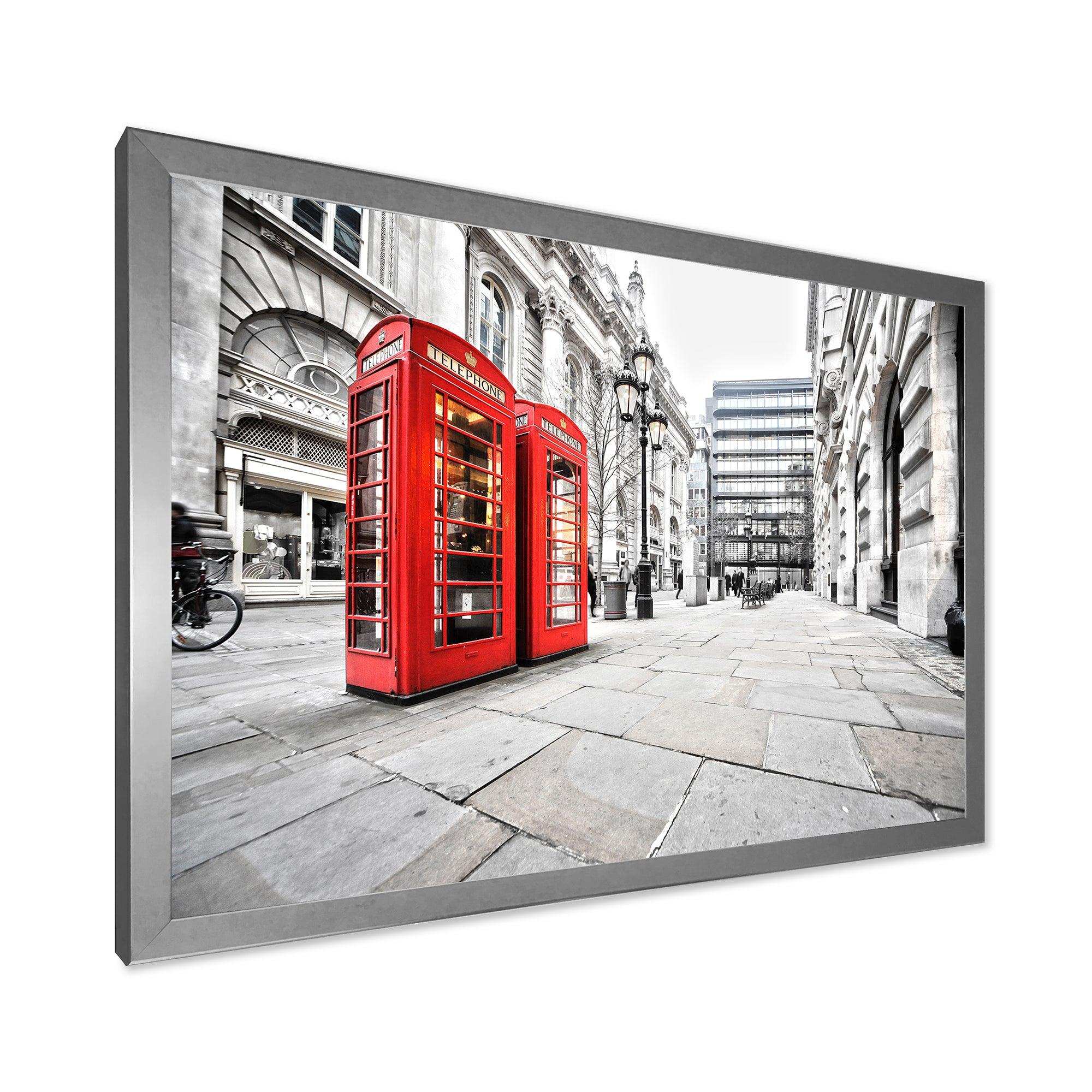 Phone Booths on Street