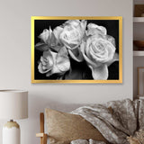 Bunch of Roses Black and White