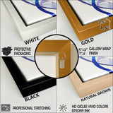 Abstract Retro Geometric Pattern VI Framed Print Matte White - 1.5 Width