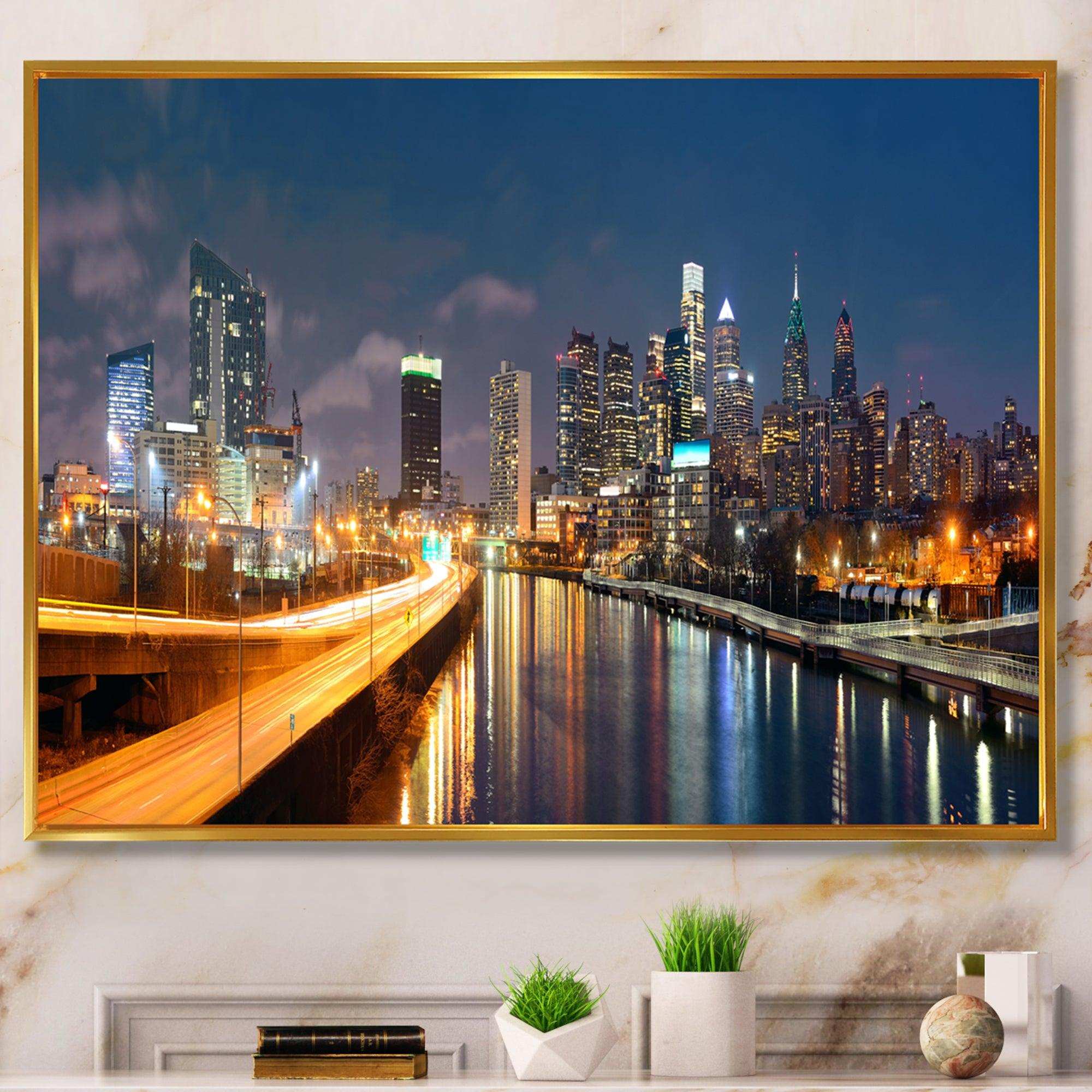 Philadelphia Skyline at Night