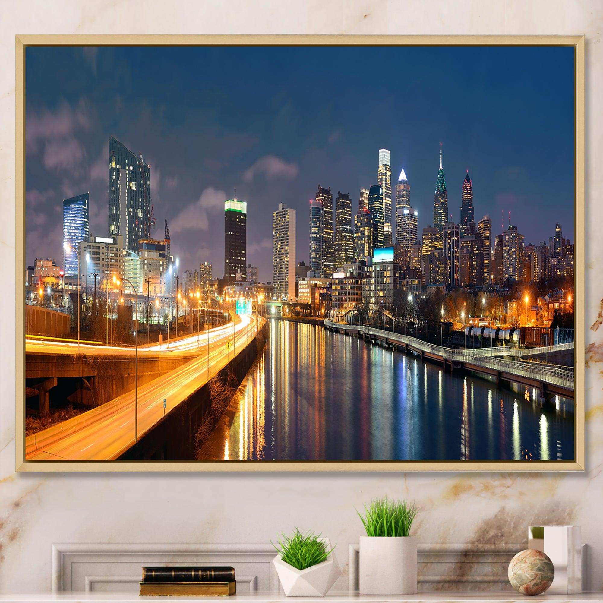 Philadelphia Skyline at Night