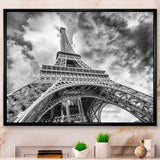 Black and White View of Paris Paris Eiffel Tower