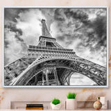 Black and White View of Paris Paris Eiffel Tower
