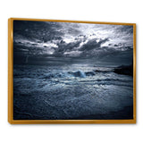 Sochi Sea Storm in Blue