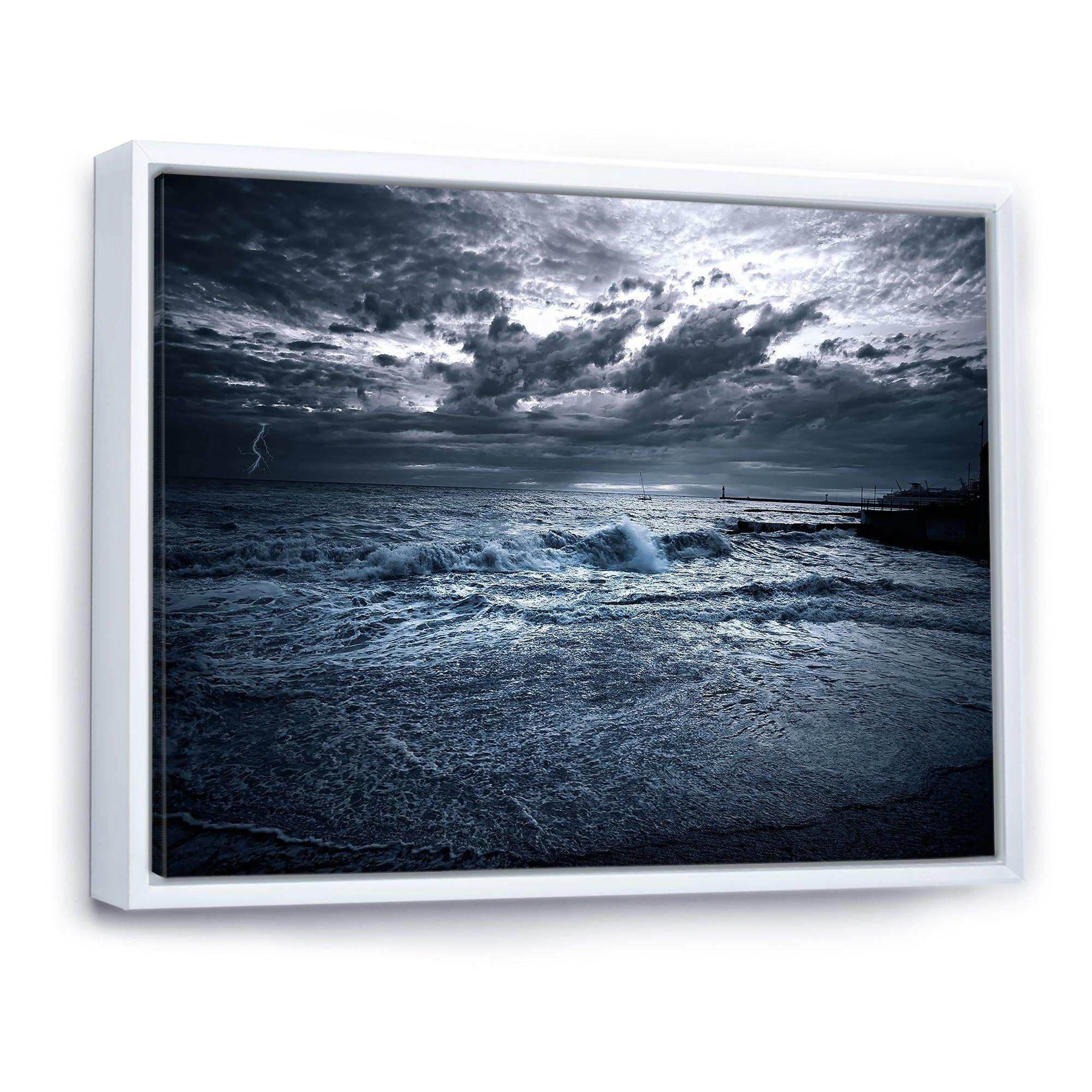 Sochi Sea Storm in Blue