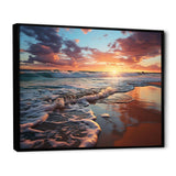 Sunset Horizon III - Coastal Canvas Wall Art