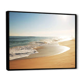 Wide Seashore with Crystal Waters