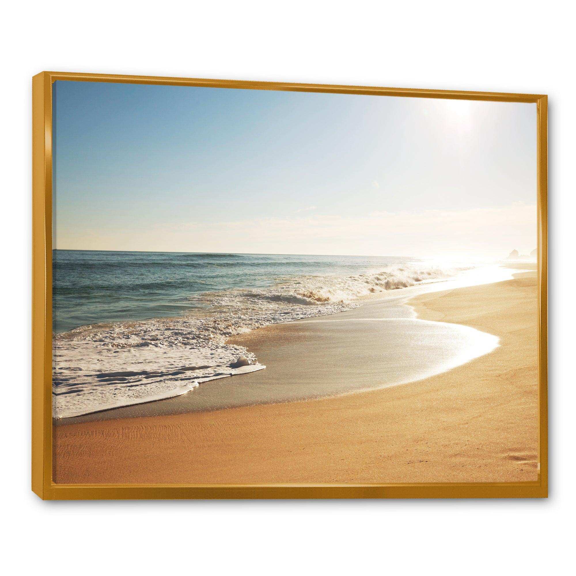 Wide Seashore with Crystal Waters