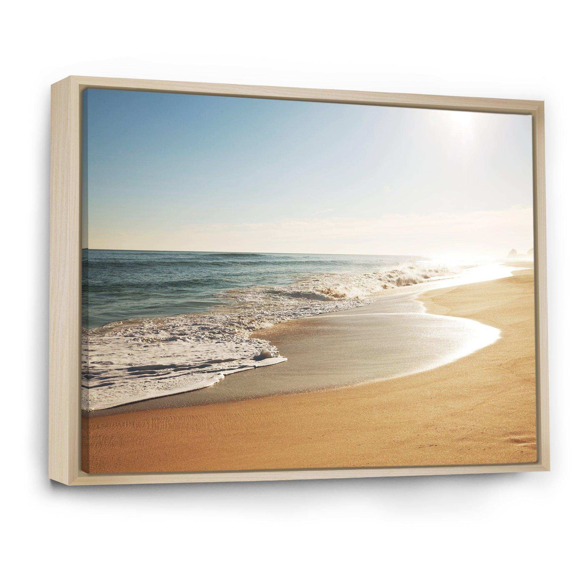 Wide Seashore with Crystal Waters