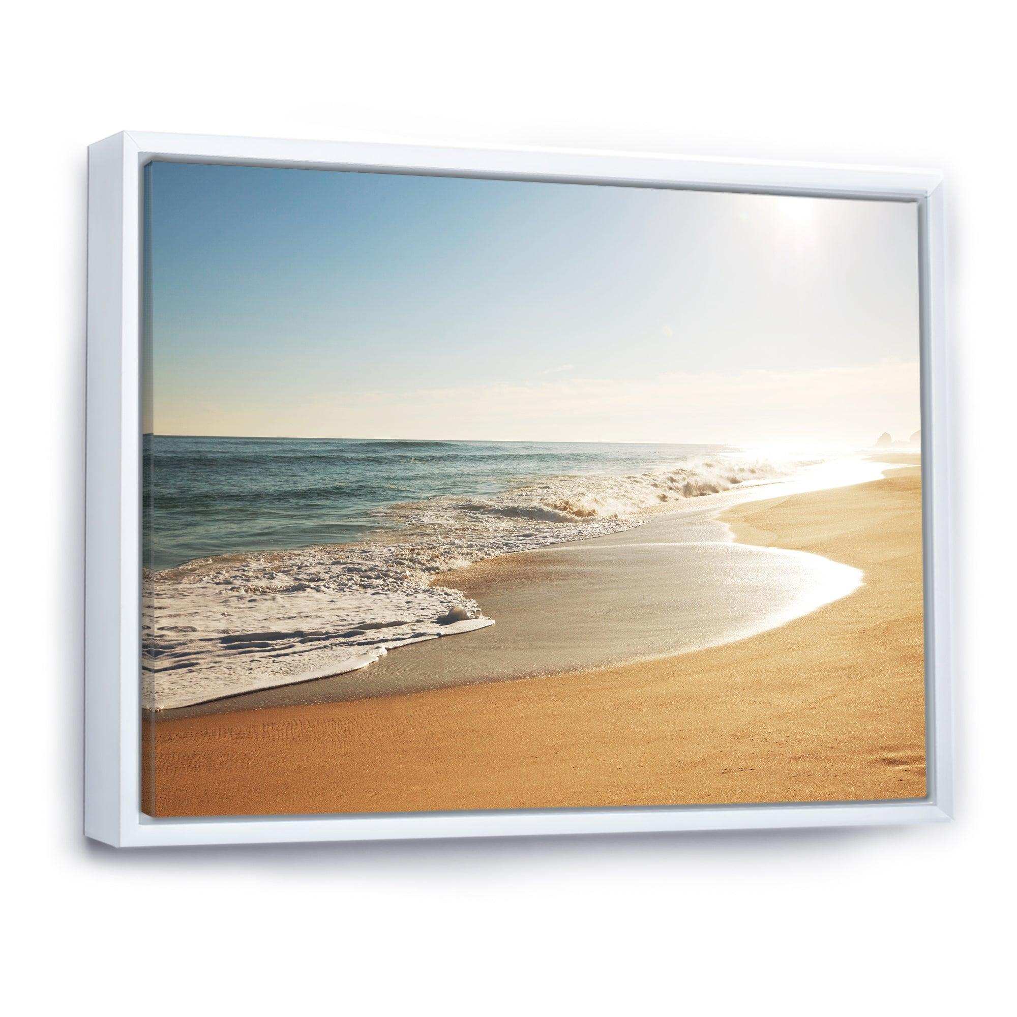 Wide Seashore with Crystal Waters