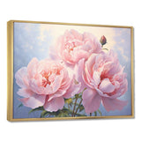 Pink Peony Perfection II - Floral Canvas Wall Art