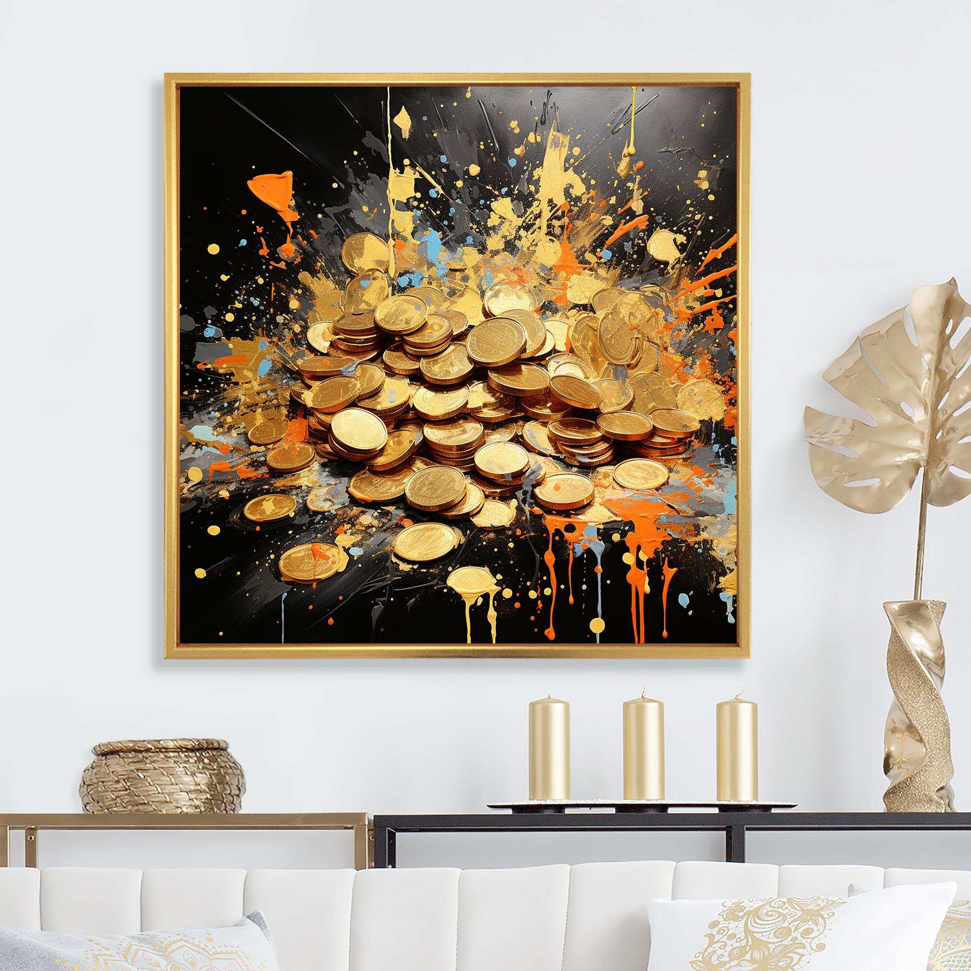 Money Magic Popart - Abstract Canvas Wall Art