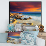 Beach with Stones on Foreground