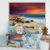 Beach with Stones on Foreground