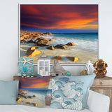 Beach with Stones on Foreground