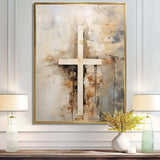 Minimalism Christianity Cross Collage - Spiritual Canvas Wall Art