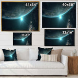 Sunrise in Earth from Space