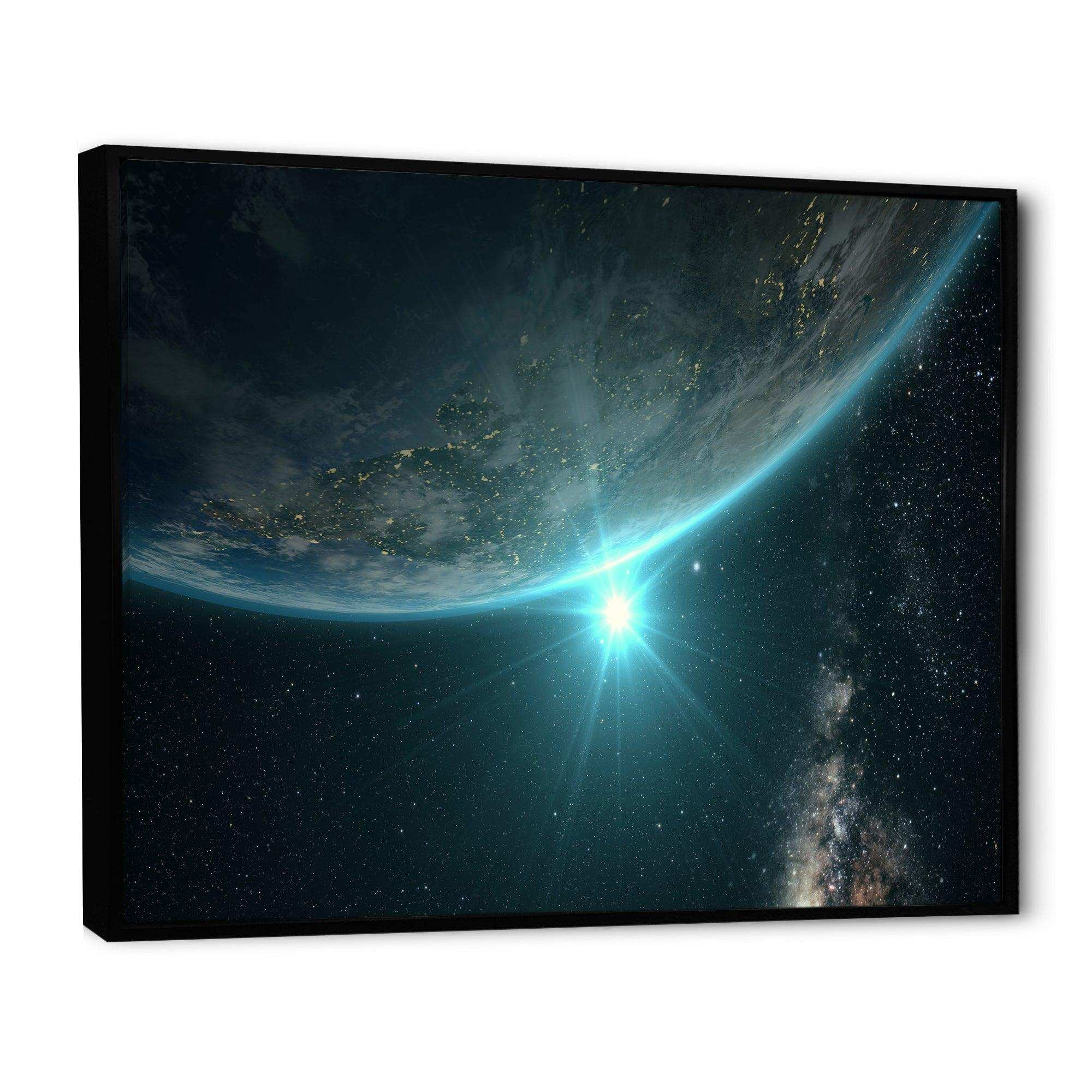 Sunrise in Earth from Space