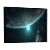 Sunrise in Earth from Space